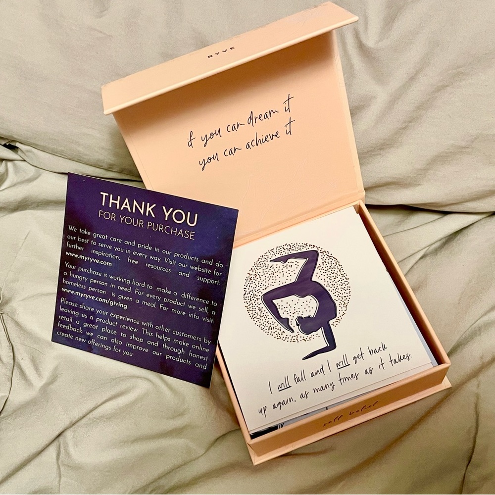 Ryve Positive Affirmation Card Deck
